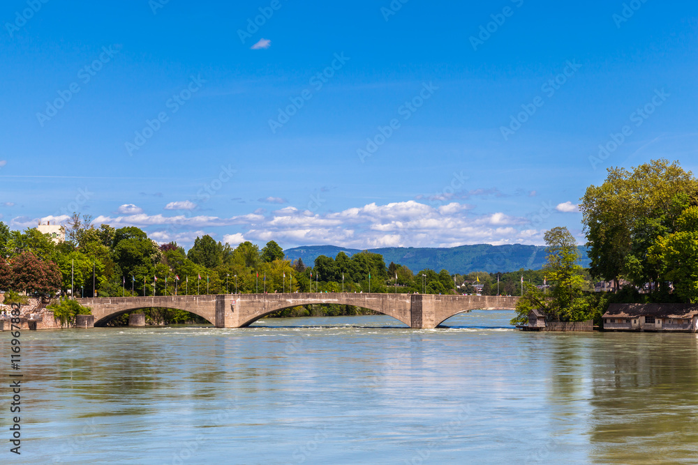 Bridge across Rhine River