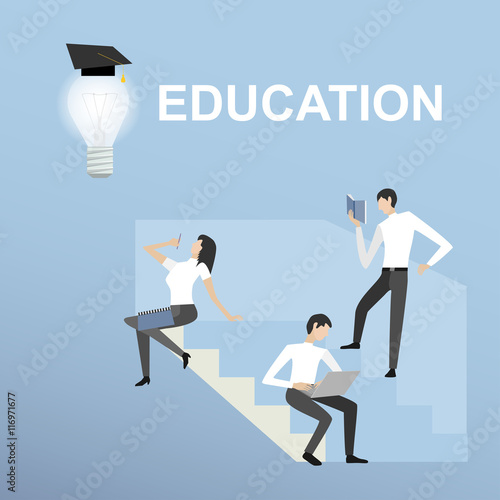 students receive education online training © dimon_ua