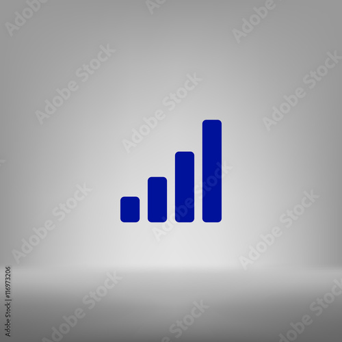 Free Download Graph vector icon - GFXLoad