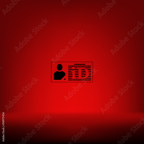 ID card icon