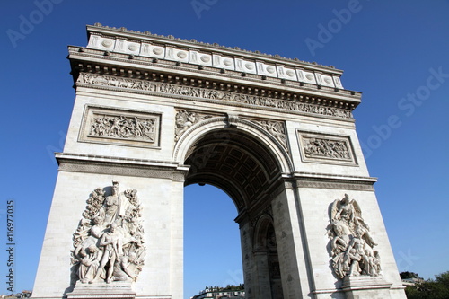 Arc de Triomphe from Below Paris