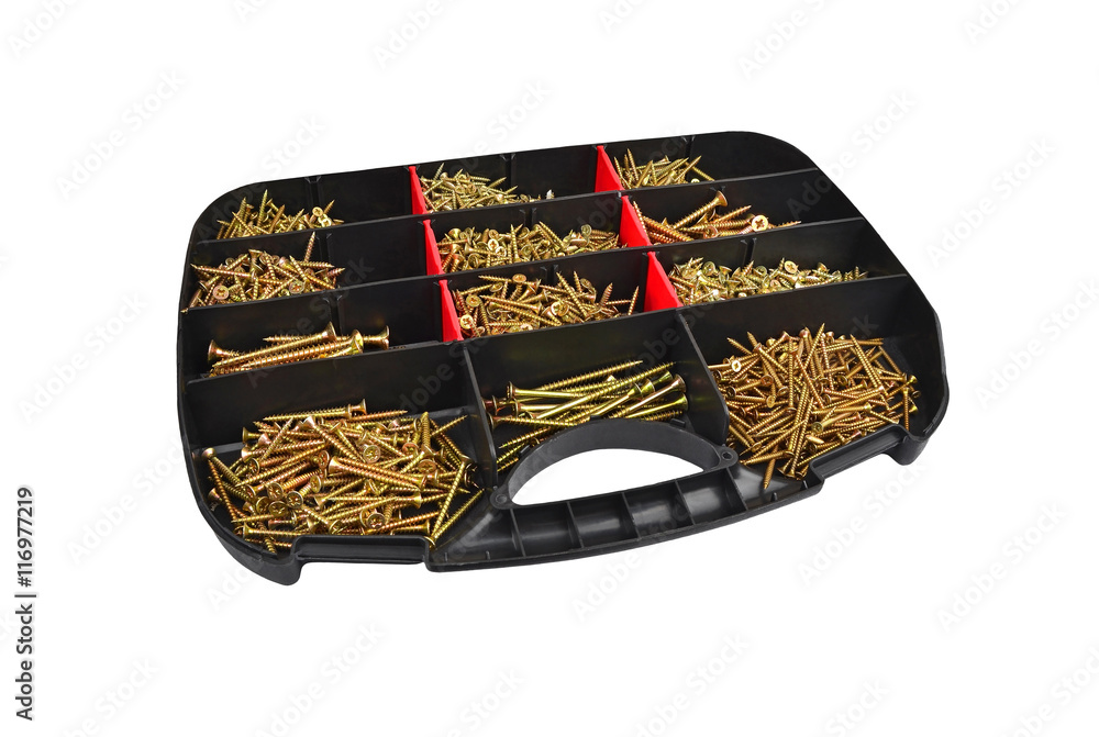 Screw in plastic organizer box Screw in plastic organizer box