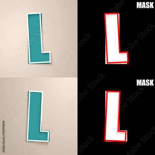 papierowa ikona z cieniem