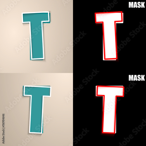 papierowa ikona z cieniem