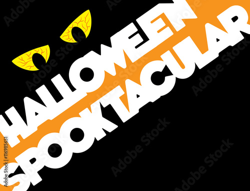 Halloween Spooktacular with copy spacec photo