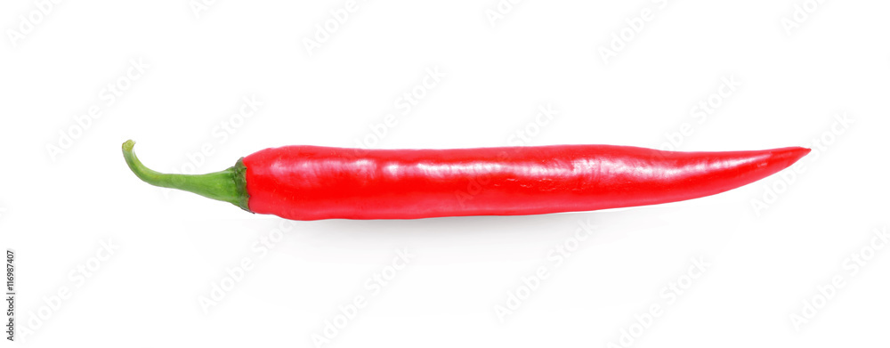 red hot chili pepper isolated on white red hot chili pepper isolated on white