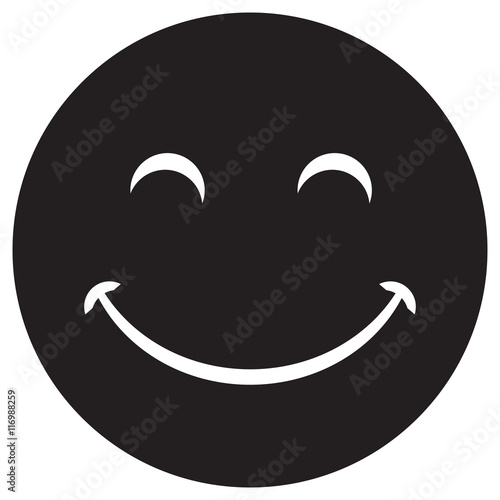 Black laughing happy smile