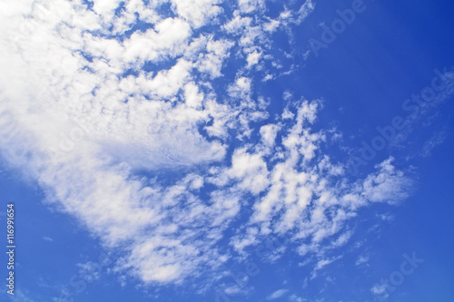 Blue sky with clouds