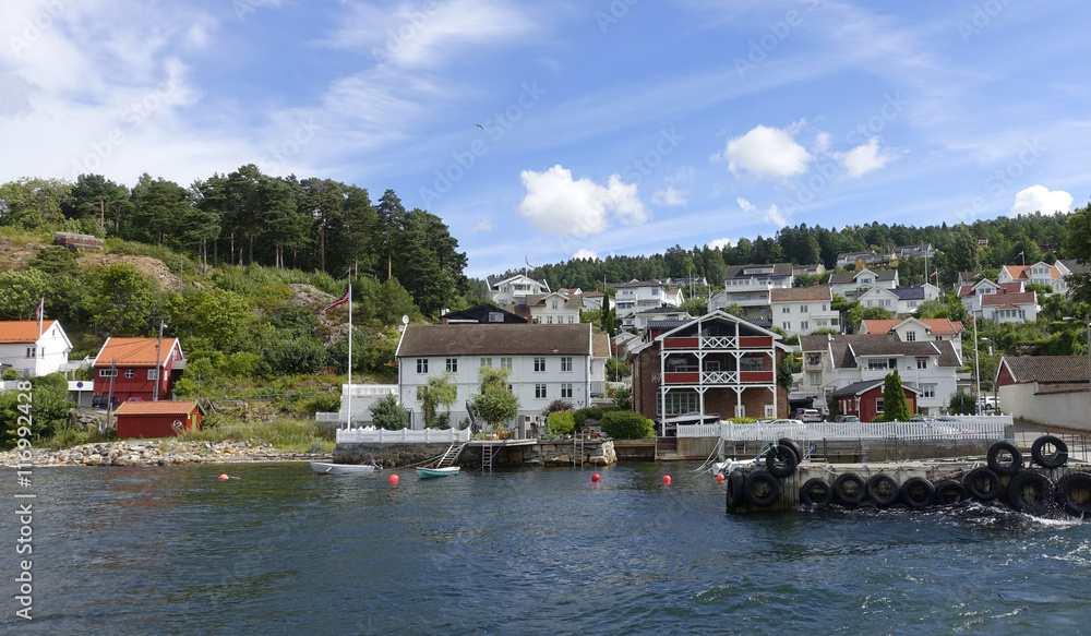 Seaside town, Norway