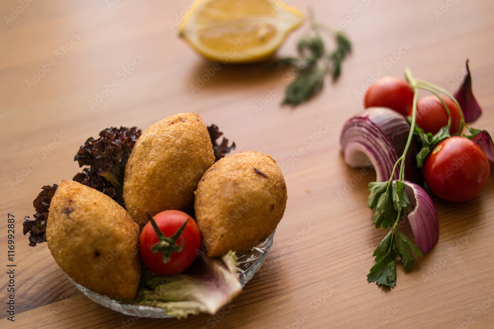 icli kofte / stuffed meatball falafel. icli kofte / stuffed meatball falafel.