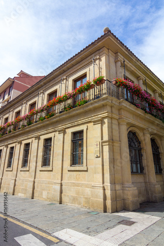 Old building in the city of Leon in Spain