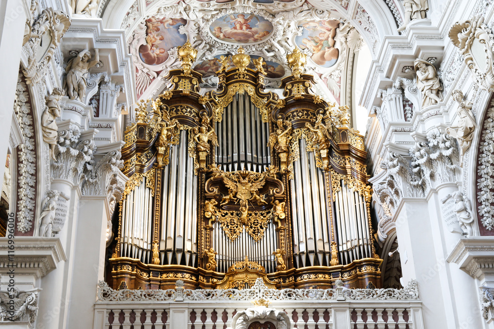 Größte Orgel der Welt - obrazy, fototapety, plakaty 