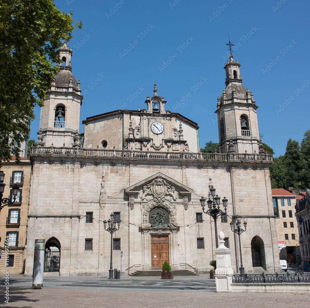 Iglesia de San Nicolás Bilbao (Bilbo) Bizkaia (Vizcaya) Baskenland Spanien (España)
