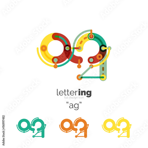 Letters logo icon