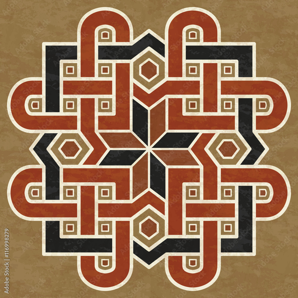 ancient marble floor, abstract geometric pattern with texture, vector illustration ancient marble floor, abstract geometric pattern with texture, vector illustration