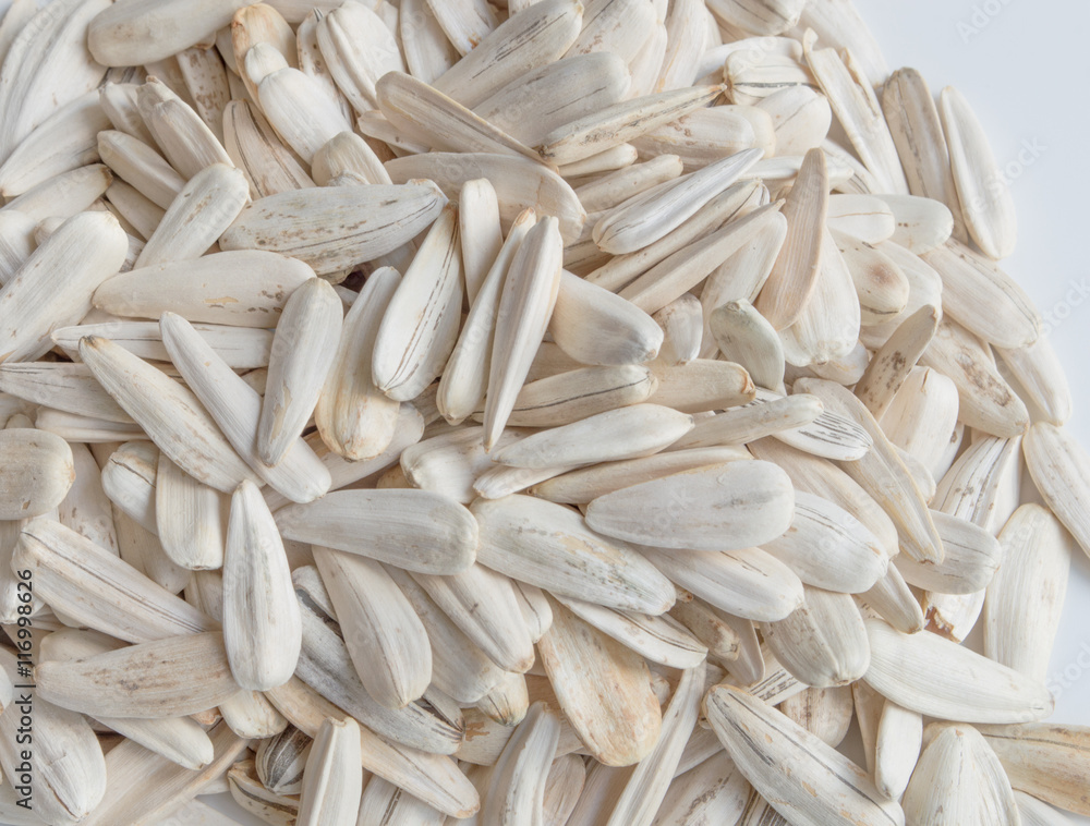 Sunflower seed isolated on white background Sunflower seed isolated on white background