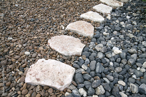 Obraz na plátně fragment of rock garden