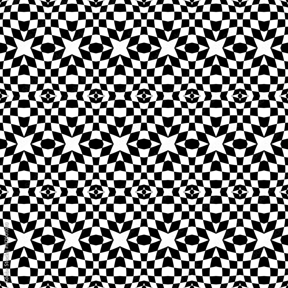 Design seamless monochrome checkered pattern Design seamless monochrome checkered pattern