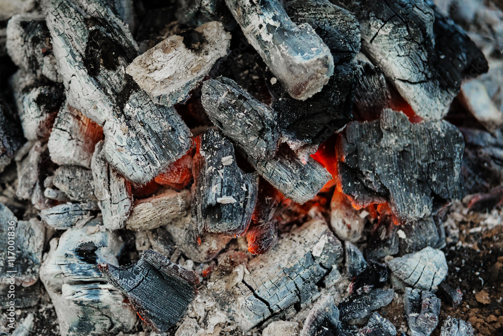 Coals in the fire Coals in the fire