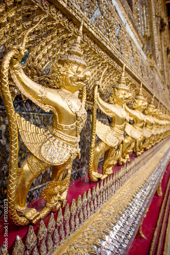 Garuda in Wat Phra Kaew Bangkok of Thailand.