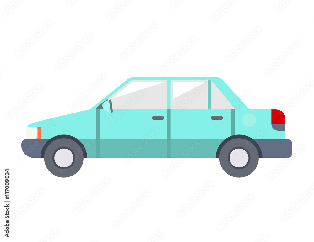 car auto vehicle icon vector graphic isolated