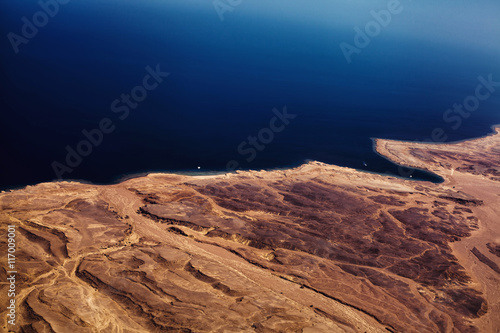 Desert with sea