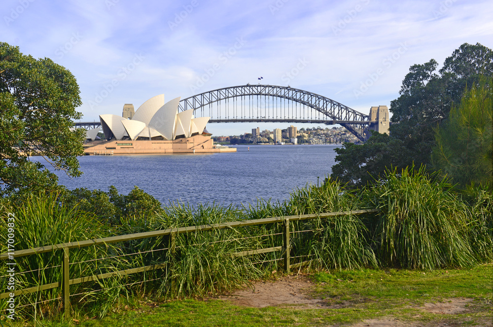 Obraz premium City skyline in Sydney Australia