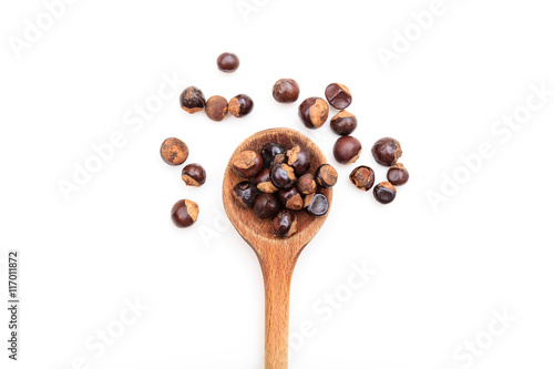 Guarana on white background