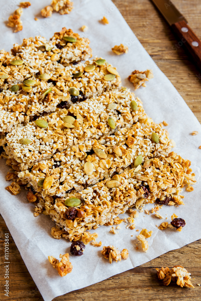 homemade granola bars homemade granola bars