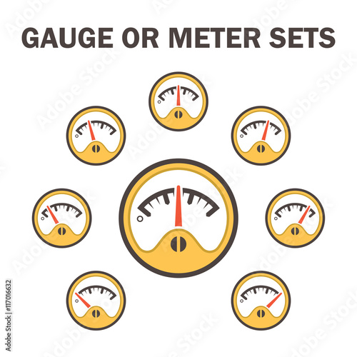 Gauge meter icon