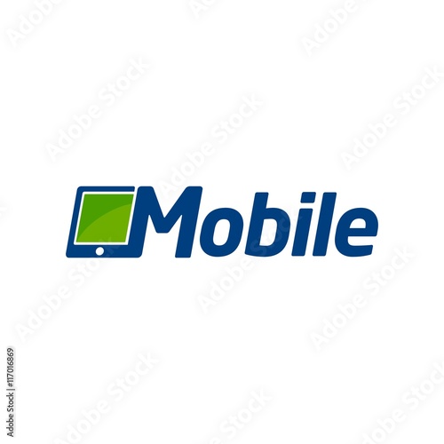 mobile logo vector