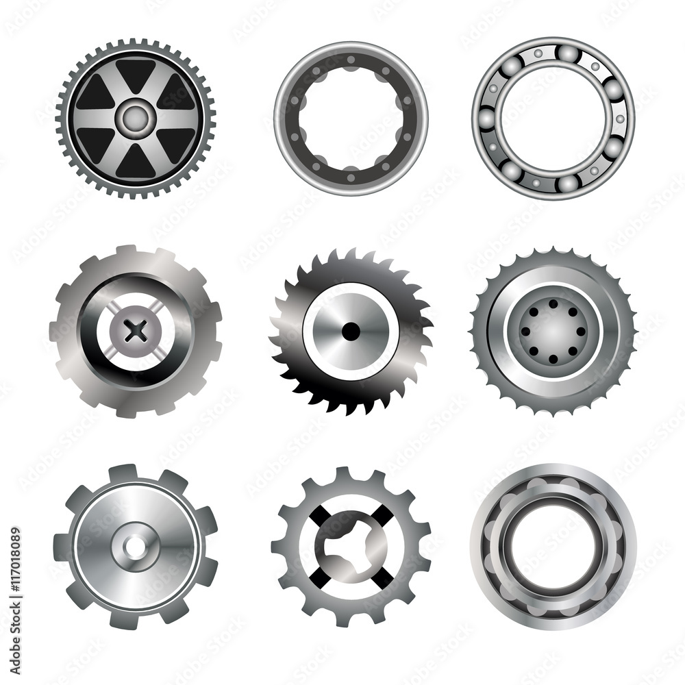 Obraz premium Set of engineering tools