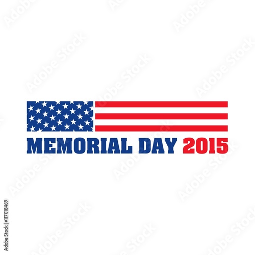 memorial day logo vector