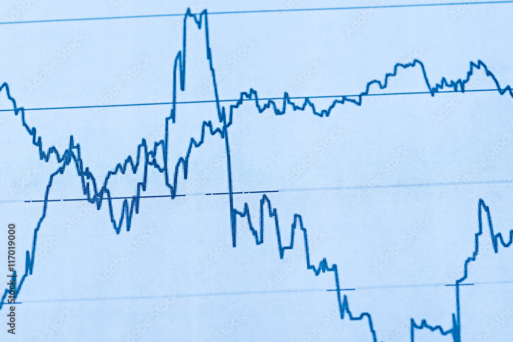 Detail graphics stock exchange