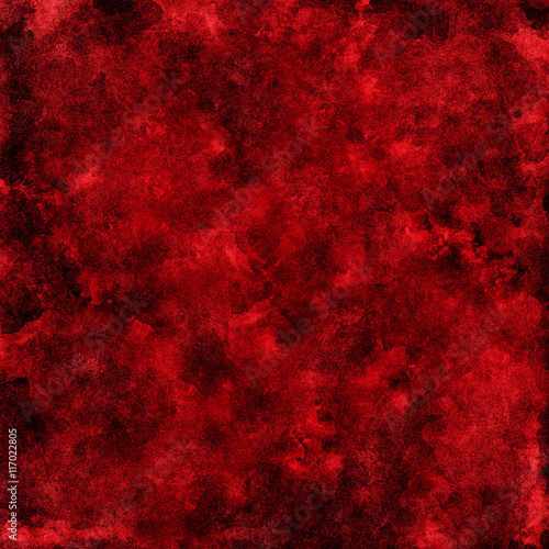 Black red abstract watercolor texture background.