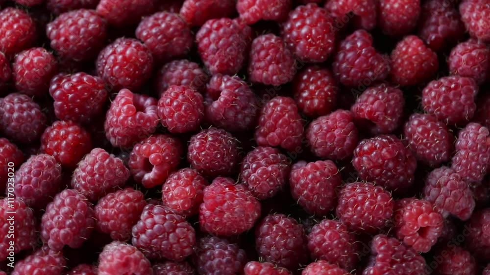 Rotating ripe raspberry. Turning closeup berries. 1920x1080. Full Hd
Rotating ripe raspberry. Turning closeup berries. 1920x1080. Full Hd