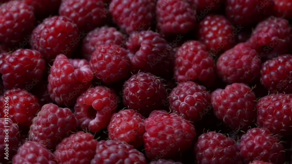 Rotating ripe raspberry. Turning closeup berries. 1920x1080. Full Hd
Rotating ripe raspberry. Turning closeup berries. 1920x1080. Full Hd