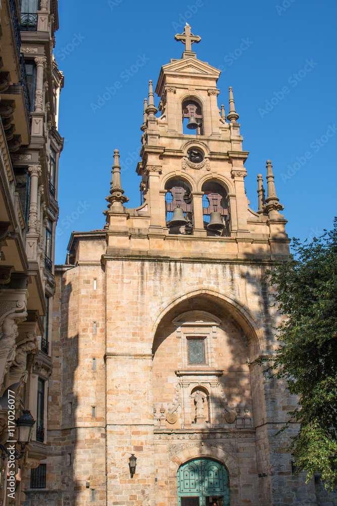 Parroquia de San Vicente Mártir de Abando Bilbao (Bilbo) Bizkaia (Vizcaya) Baskenland Spanien (España)