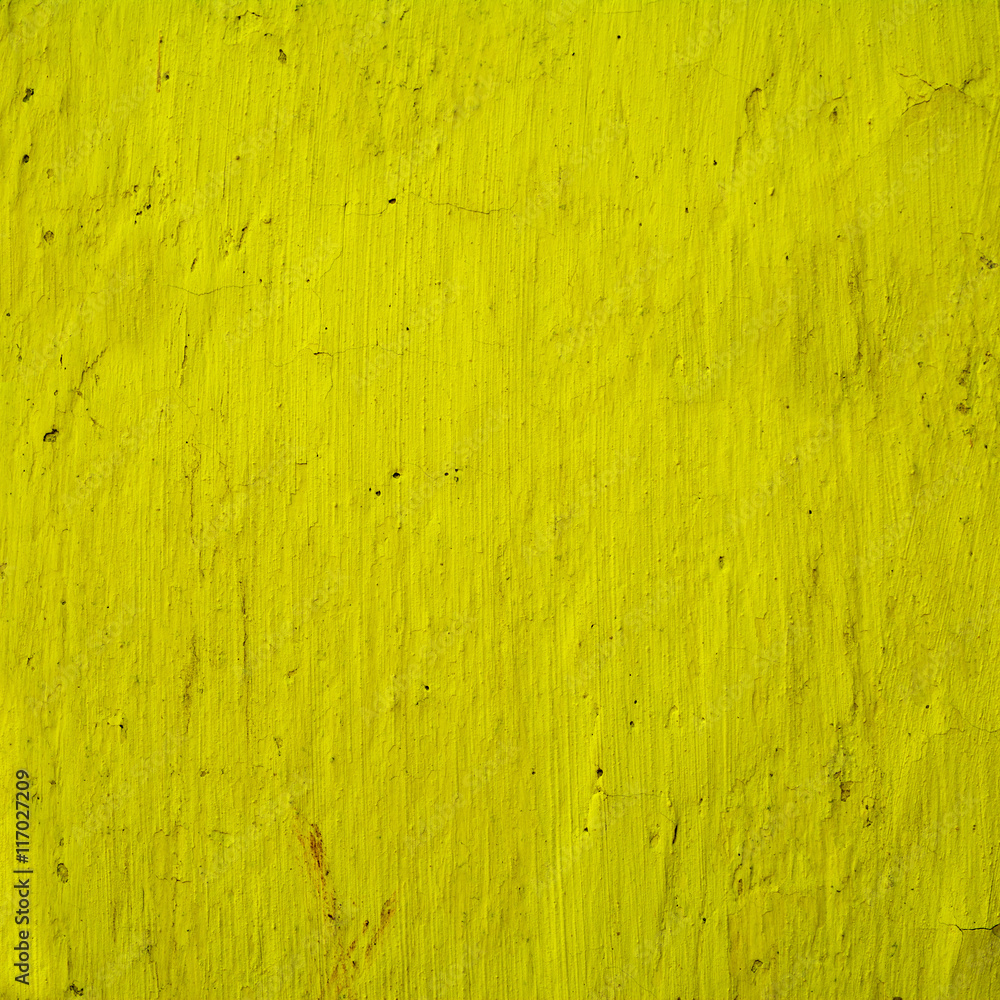 Fototapeta premium yellow background texture cement wall