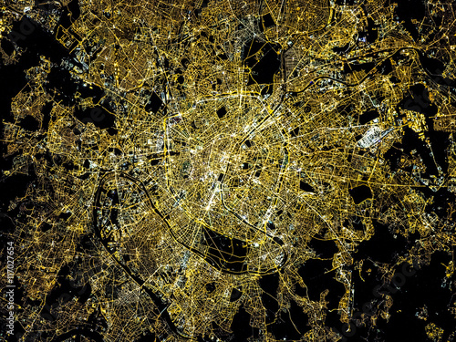 Earth view from space. Elements of this image furnished by NASA