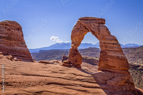 Fotografering Delicate Arch, Arches National Park, Utah, USA