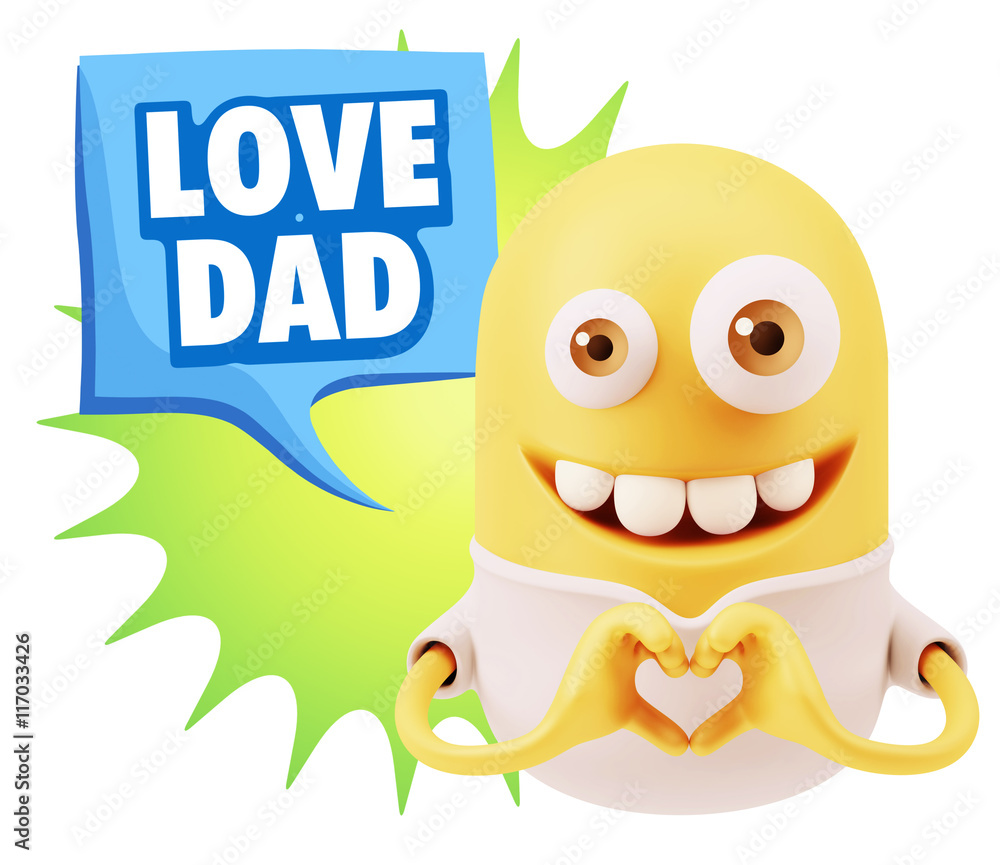3d Rendering. Romantic Emoticon with hands forming a heart drawi 3d Rendering. Romantic Emoticon with hands forming a heart drawi