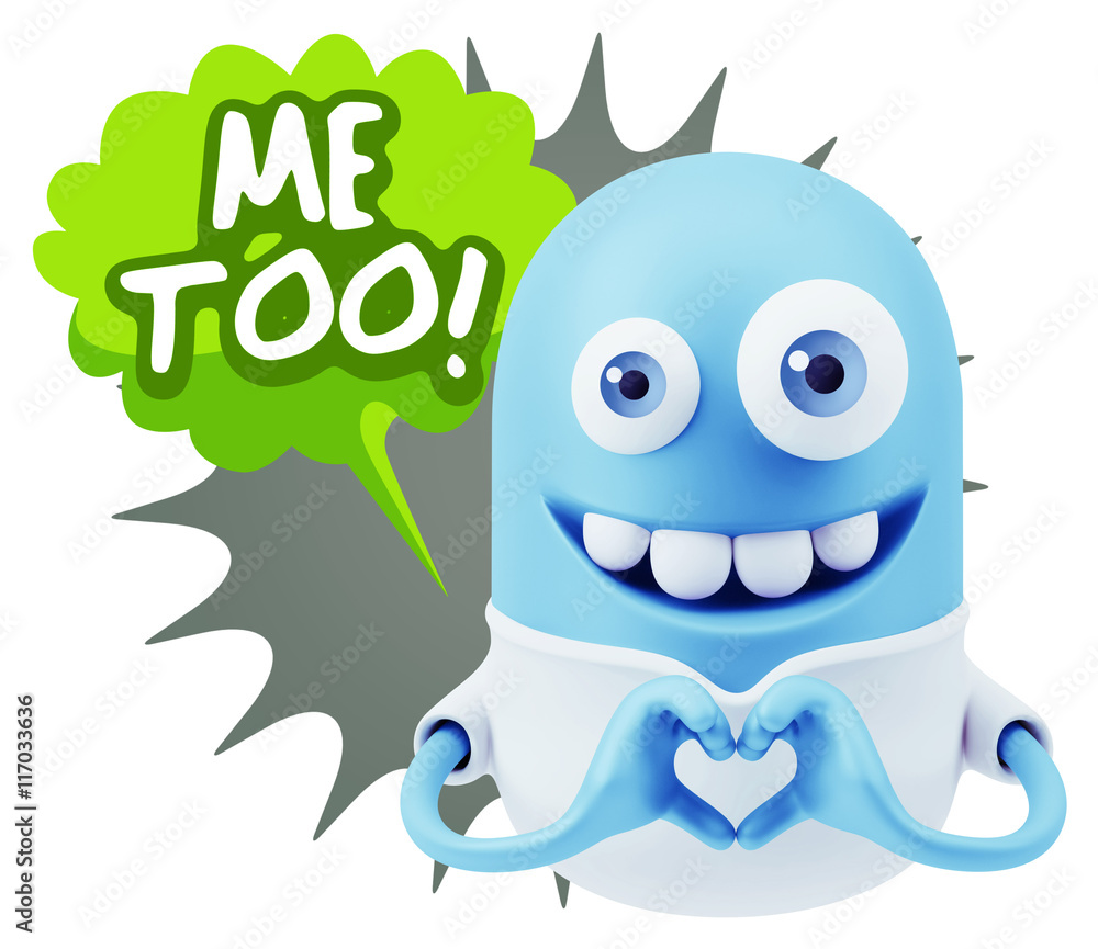 3d Rendering. Romantic Emoticon with hands forming a heart drawi 3d Rendering. Romantic Emoticon with hands forming a heart drawi