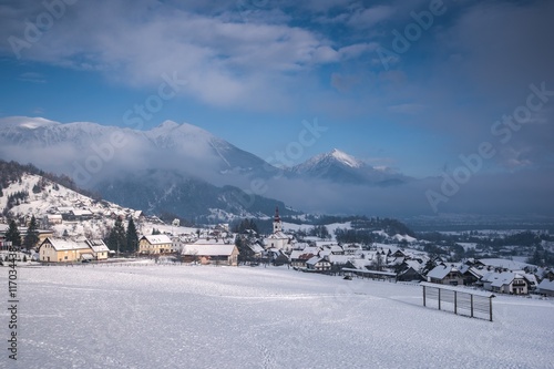 Village in Julian Alps