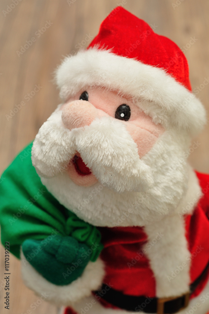A Santa figurine