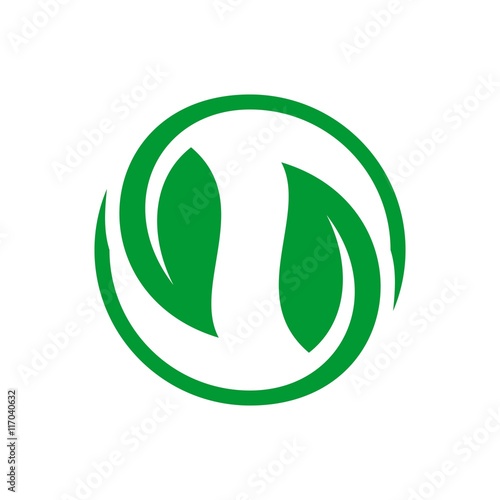 leaf logo vector