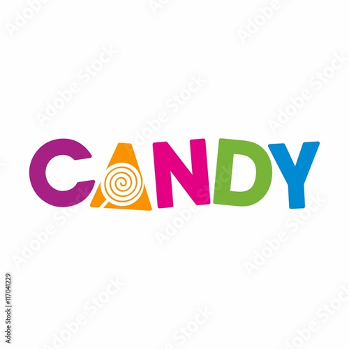 candy logo vector