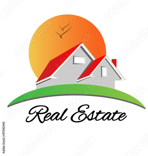 Logo Real estate houses