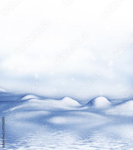 Wallpaper Mural Background. Winter landscape. The texture of the snow Torontodigital.ca