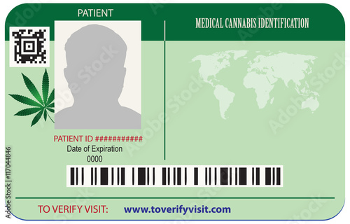Identification card patient marijuana